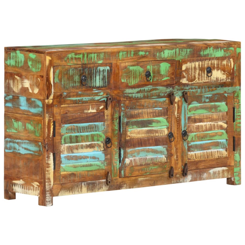 vidaXL Buffet 110x30x65 cm Bois massif de récupération