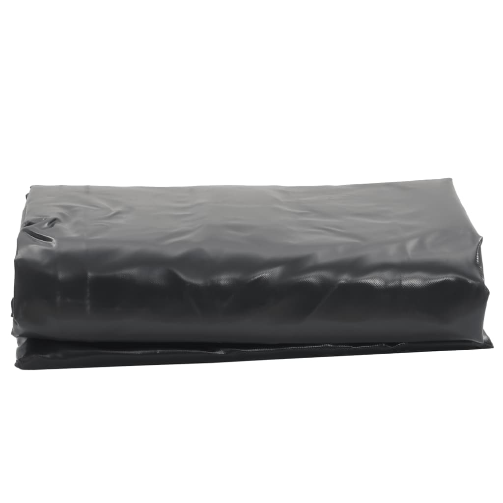 vidaXL Bâche noir 5x7 m 650 g/m²