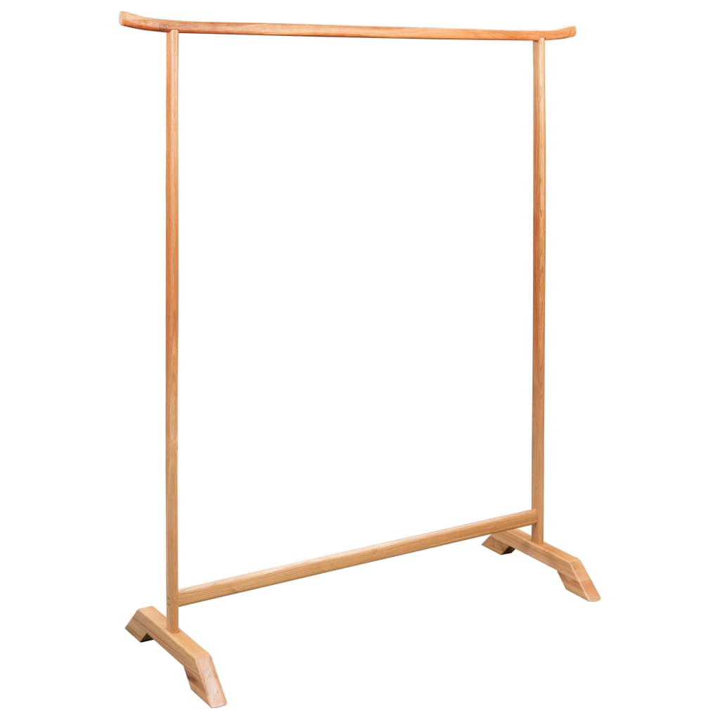 vidaXL Porte-manteau 125 x 150 cm Bois de chêne massif