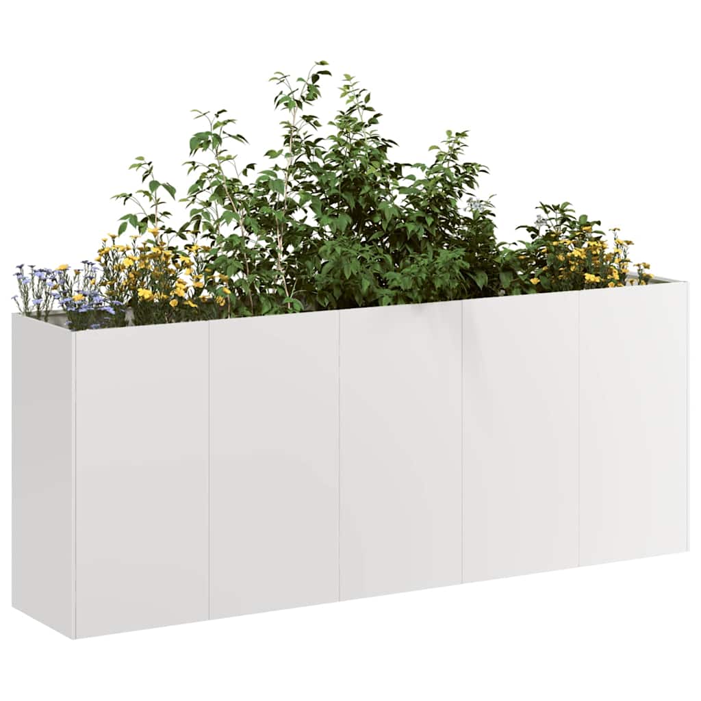 Jardinière Acier Rouillé 200x40x80 Cm - VidaXL - Lit Surélevé Extérieur