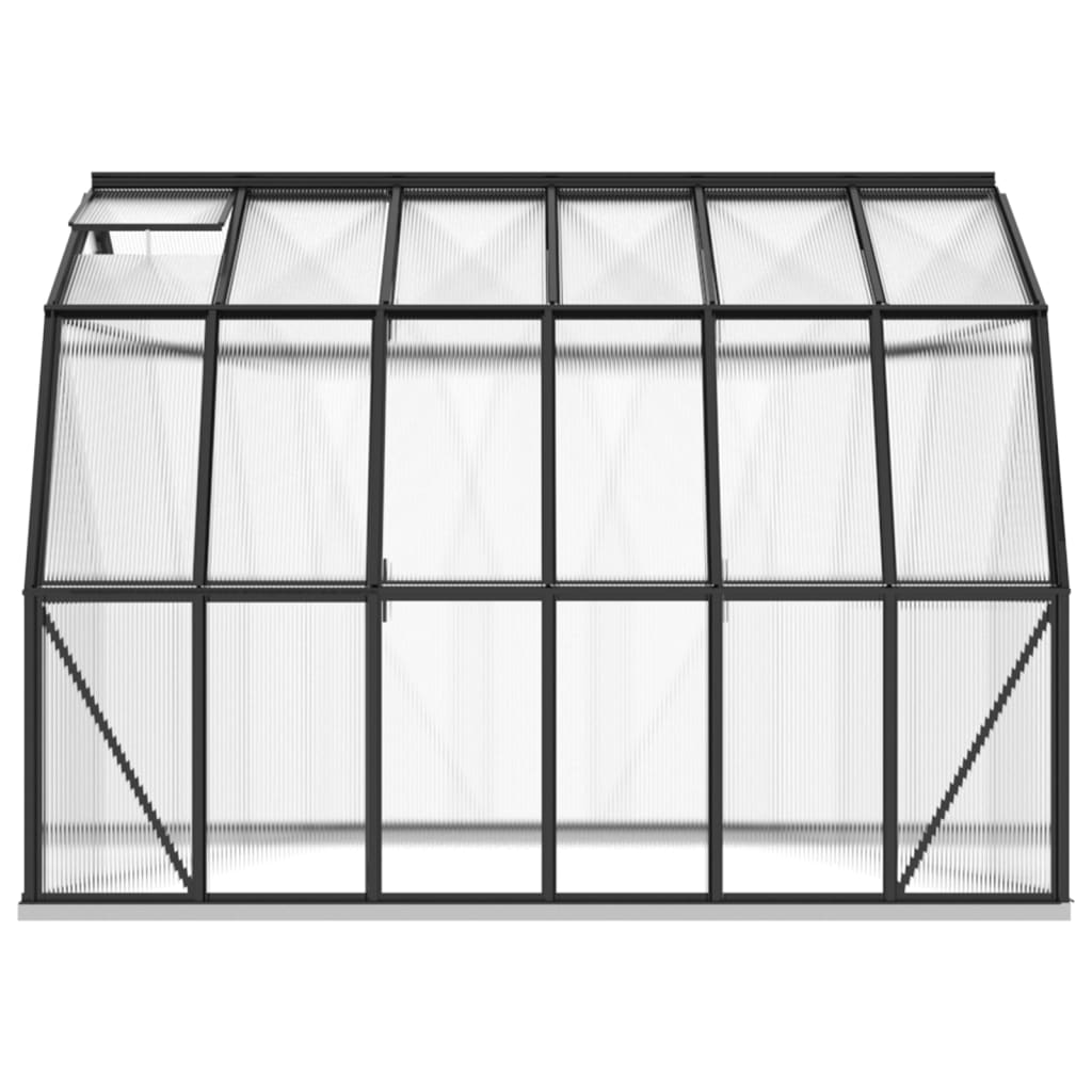 vidaXL Serre avec cadre de base anthracite 9,53 m² Aluminium