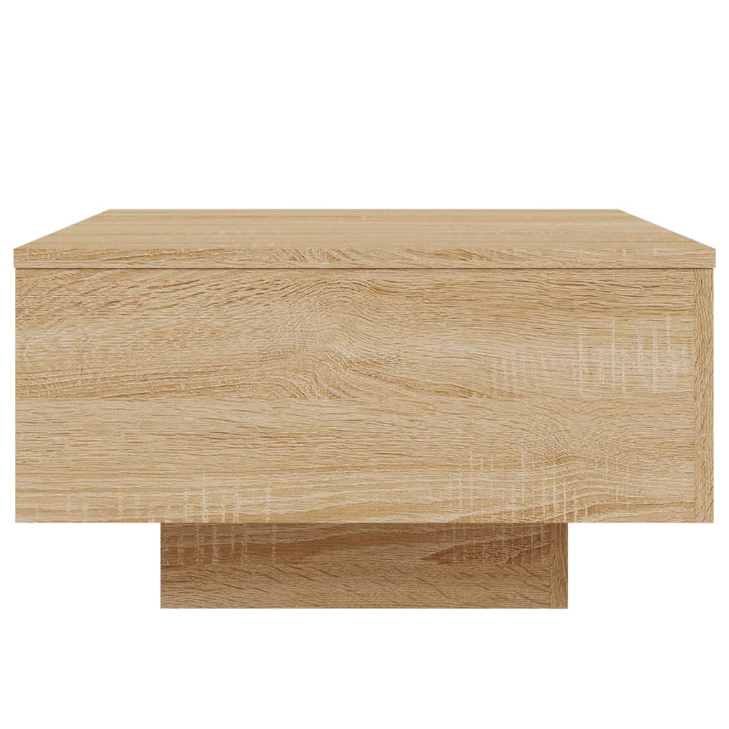 vidaXL Table basse chêne sonoma 55x55x31 cm bois d'ingénierie