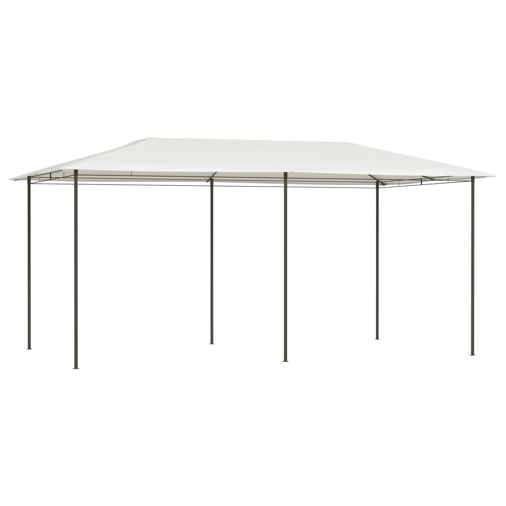 vidaXL Belvédère 2,98x5,3x2,59 m Crème 160 g/m²