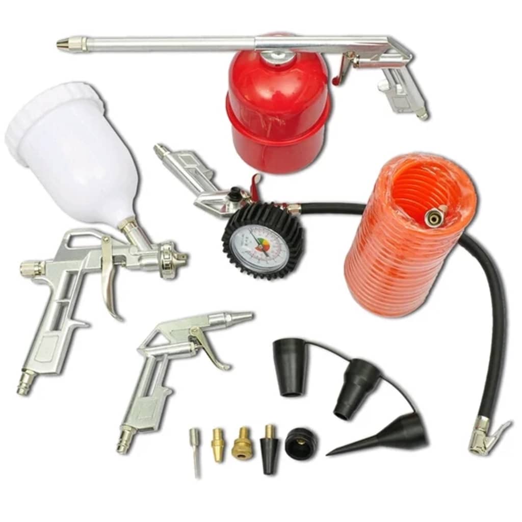 vidaXL Kit de pistolet à peinture pour compresseur