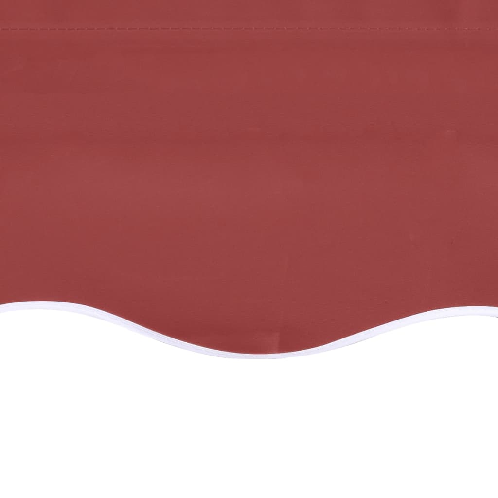 vidaXL Tissu de remplacement pour auvent Bordeaux rouge 4,5x3 m