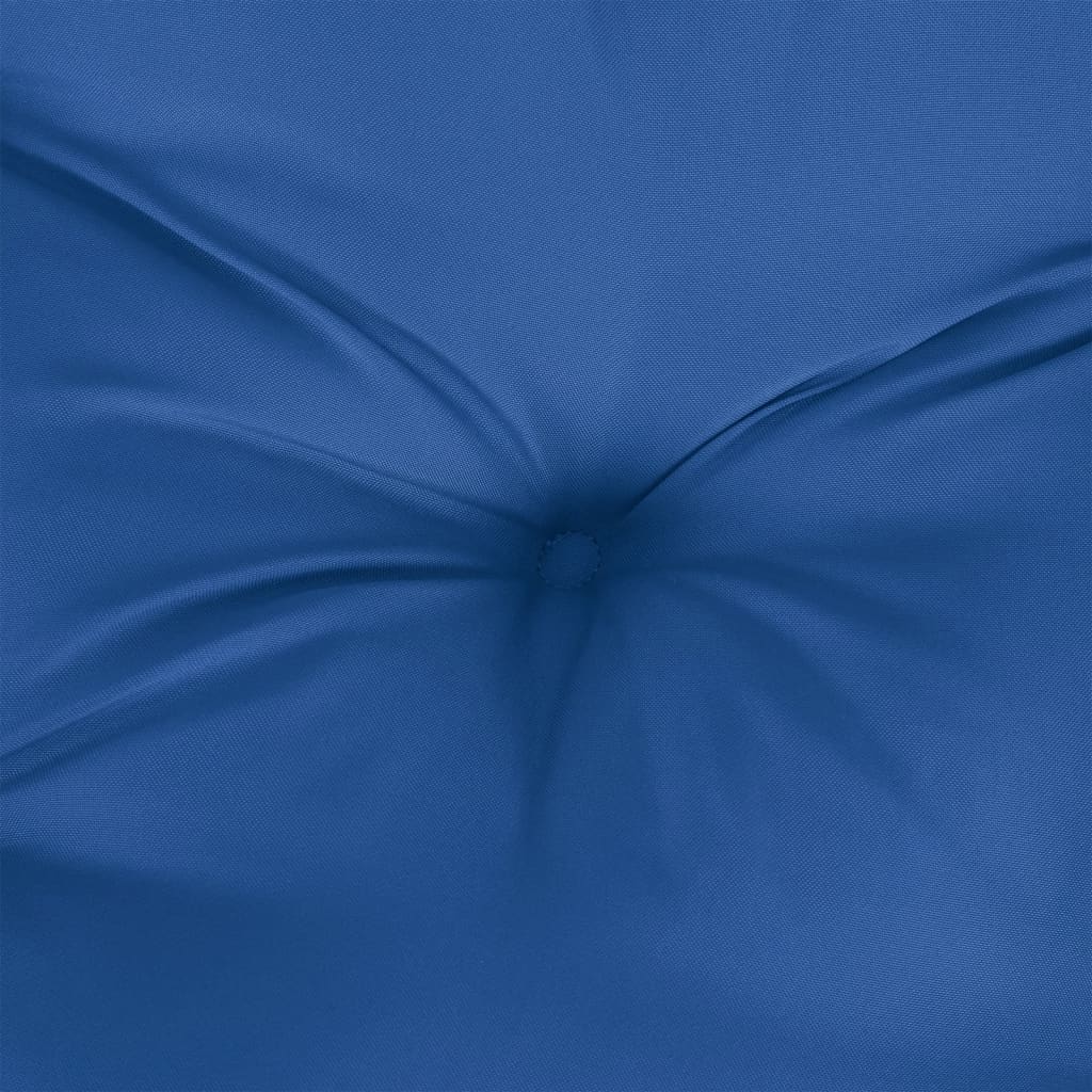 vidaXL Coussins de banc jardin lot de 2 bleu 150x50x7 cm tissu Oxford