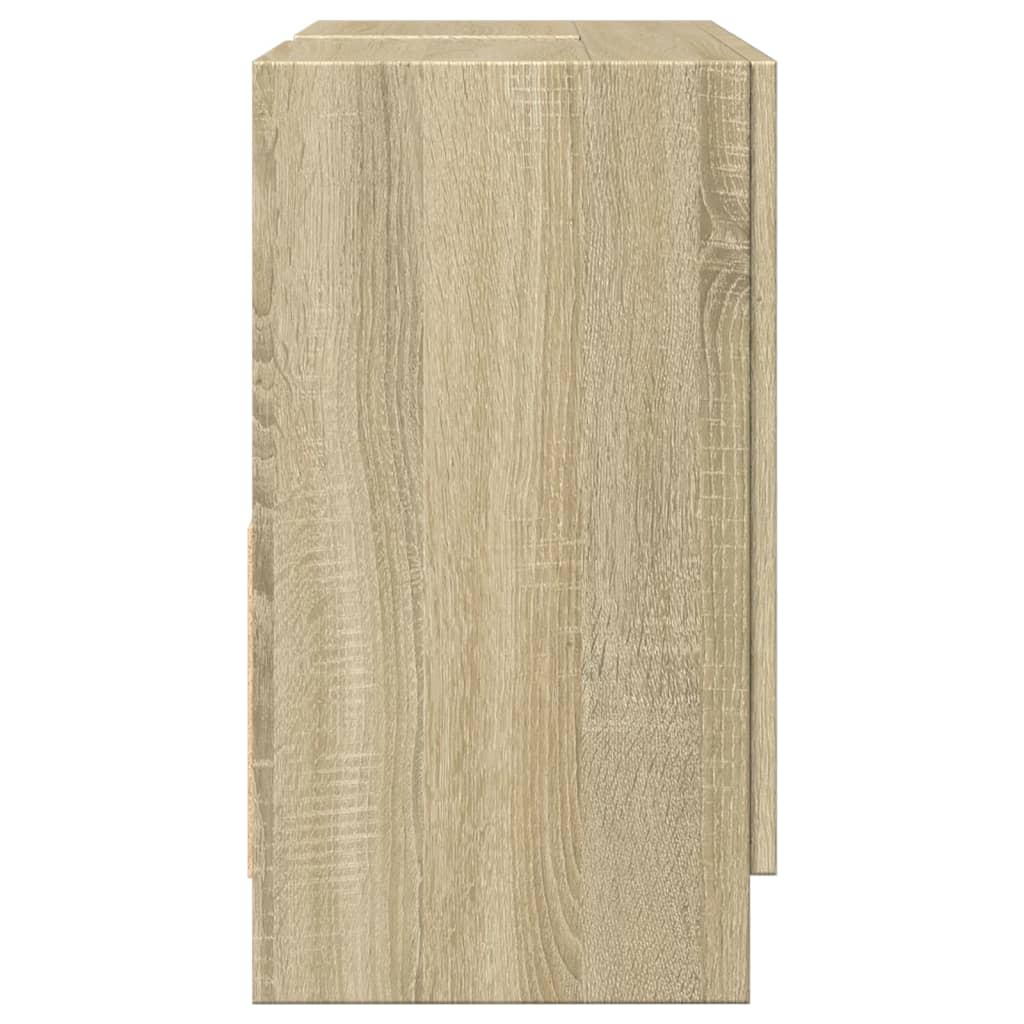 vidaXL Armoire d'évier Chêne sonoma 63x30x54 cm Bois d'ingénierie