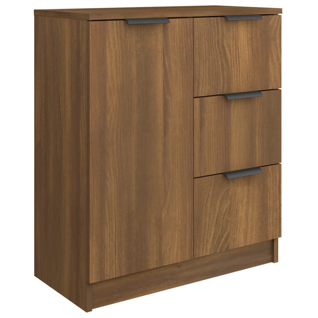 vidaXL Buffet chêne marron 60x30x70 cm Bois d'ingénierie