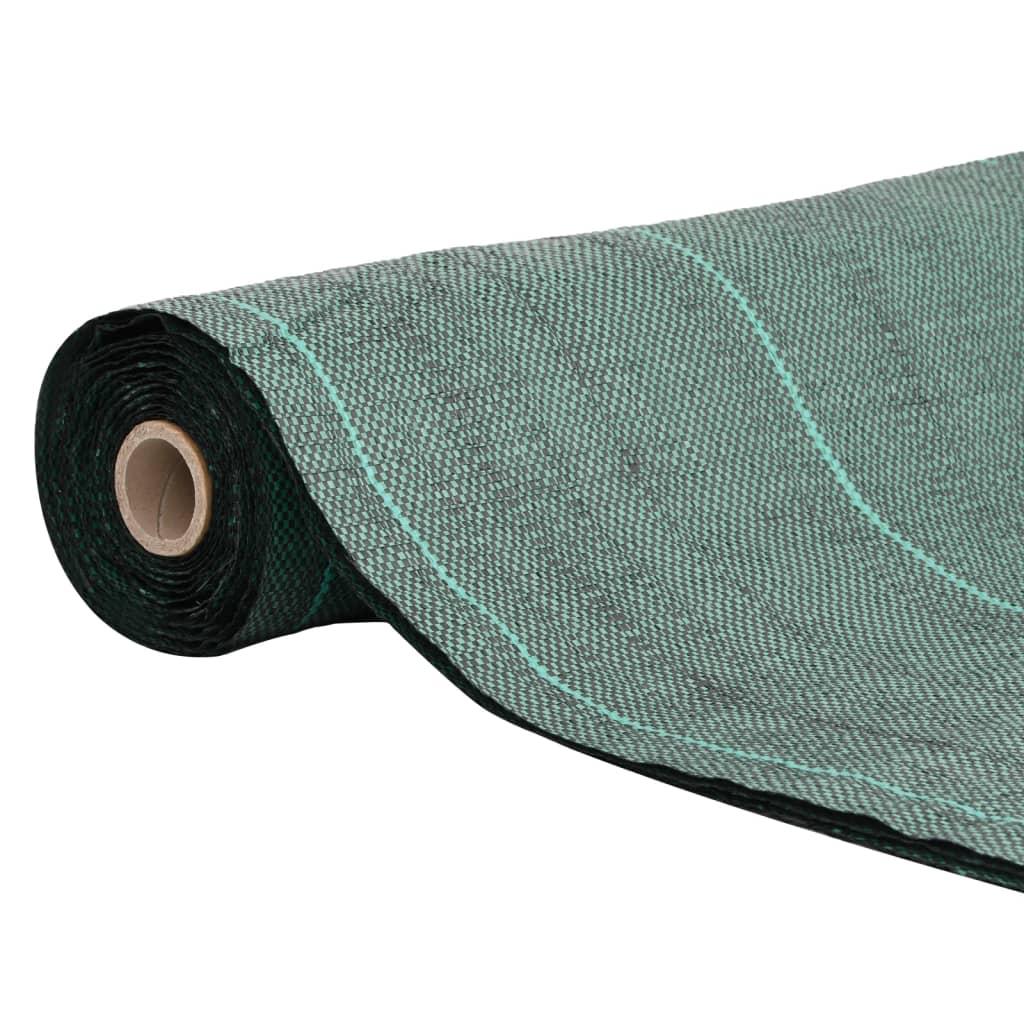 Membrane Anti-Mauvaises Herbes VidaXL Verte 0,5 X 100 M - Tissu PP 60 G/m² Stabilisé UV - Idéal Jardin, Paillage, Allées