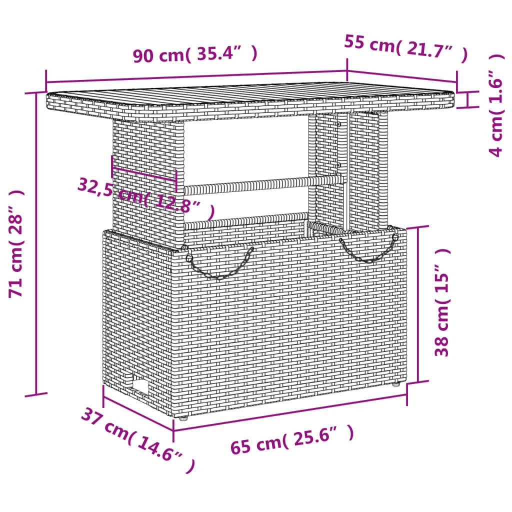 vidaXL Ensemble à manger de jardin 4 pcs avec coussins noir