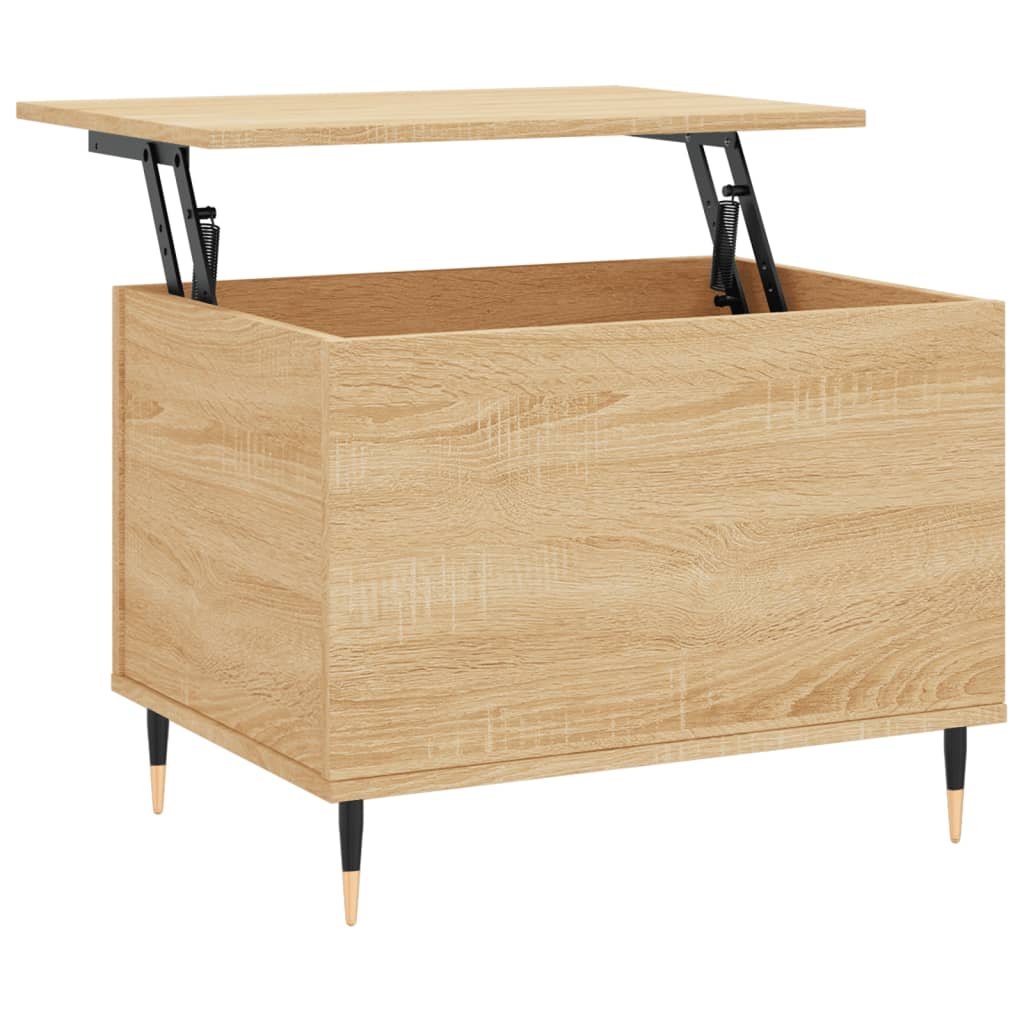 vidaXL Table basse Chêne sonoma 60x44,5x45 cm Bois d'ingénierie