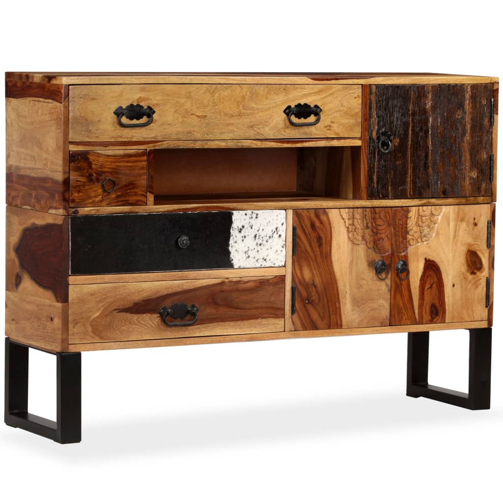 vidaXL Buffet Bois massif de Sesham 115x30x80 cm