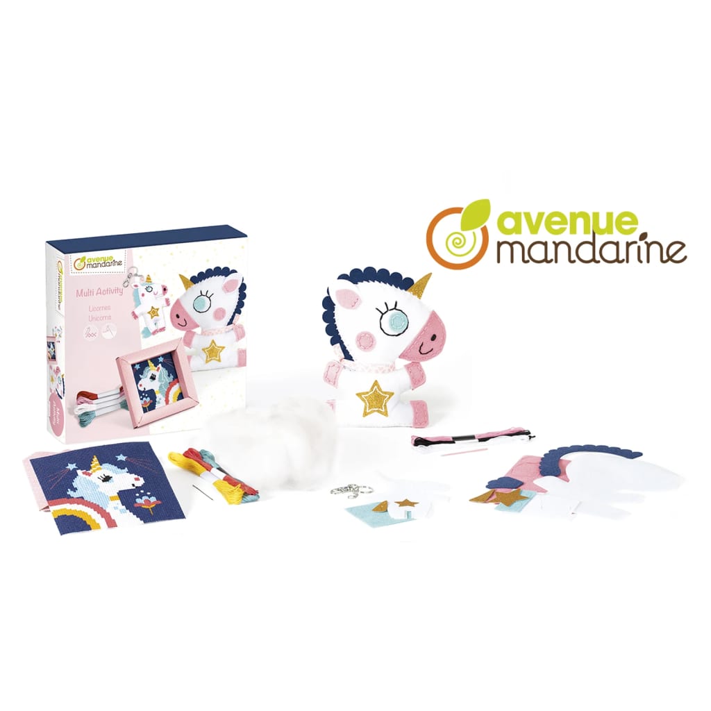 Avenue Mandarine Boîte créative Unicorns