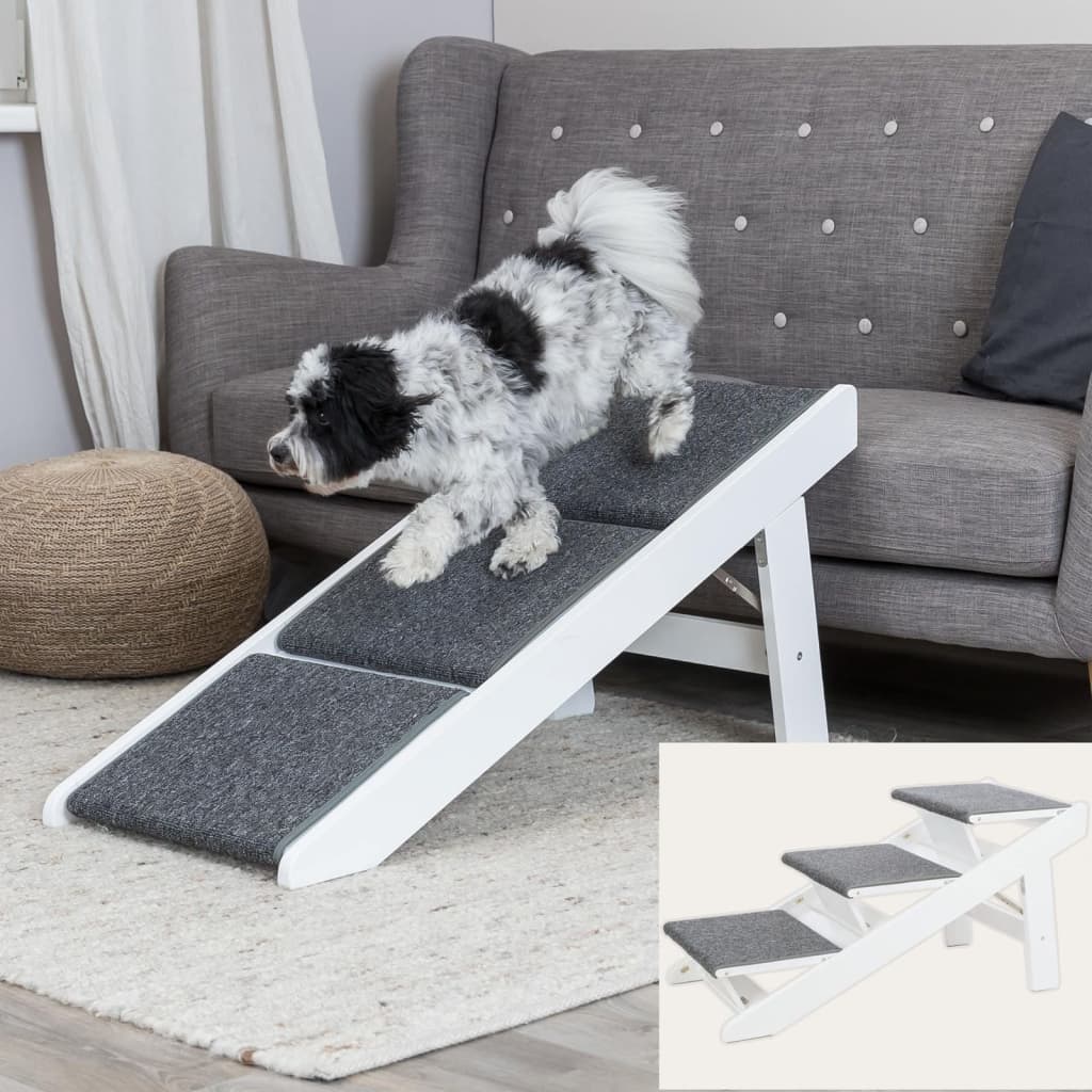 TRIXIE Rampe pour chien avec marches pliantes 44x46x106 cm